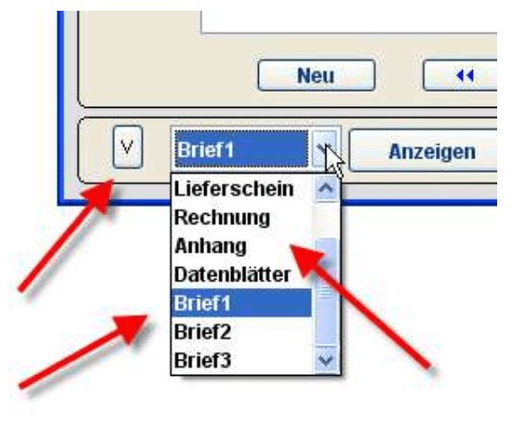 Buttons im Auftragswesen