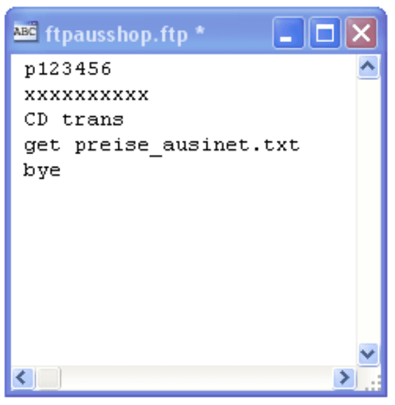 FTP-batch